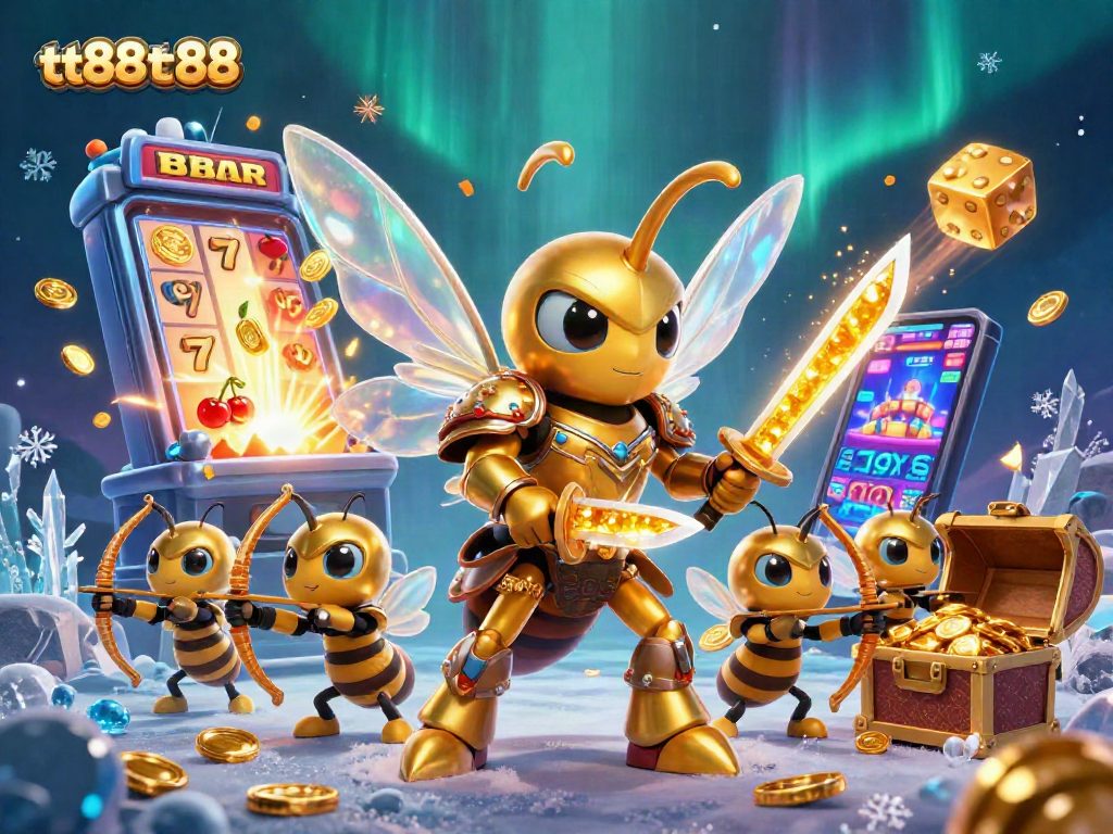 Experience winning thrills with tt88tt88 in this vibrant casino-themed 3D illustration.