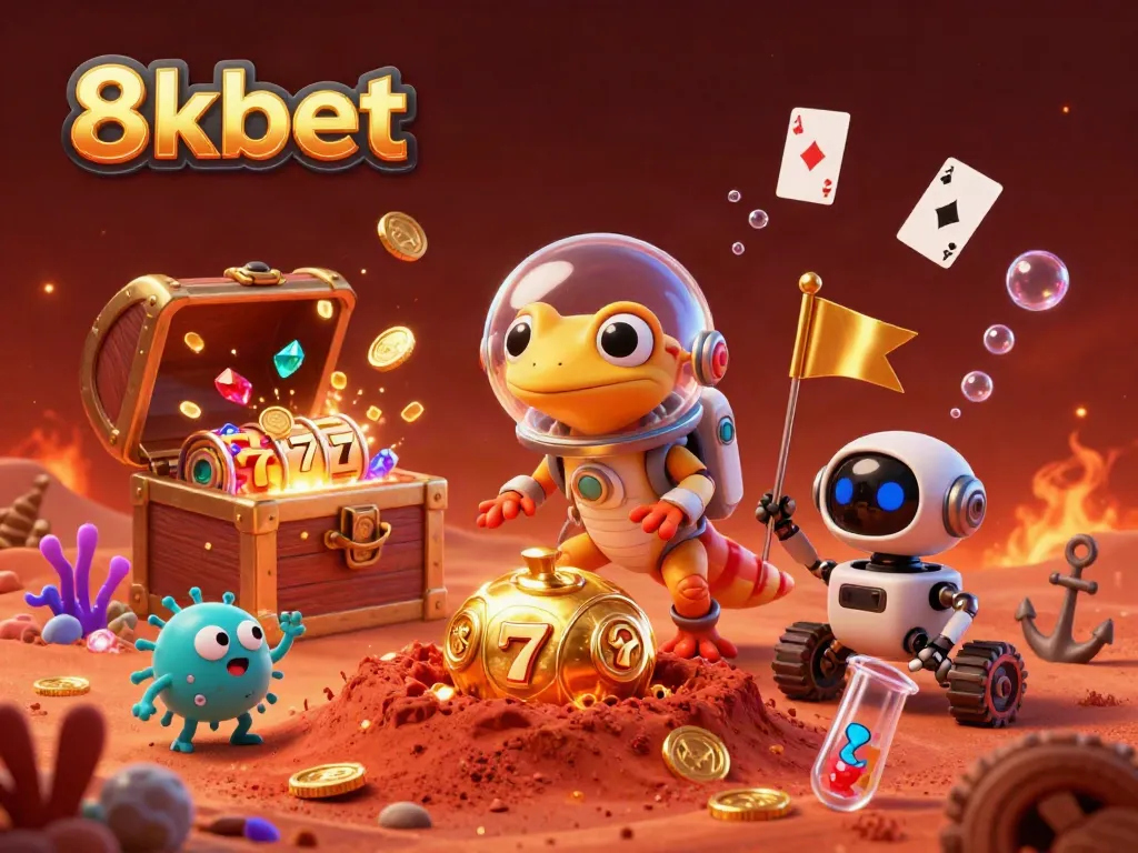 Experience high-energy casino adventures with the playful 8xbet Martian gecko in an entertaining gambling scene.