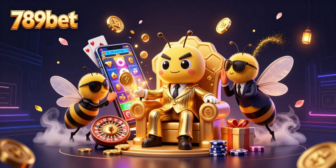 Engage with animated characters celebrating big wins at 789bet casino alongside vibrant game elements and rich visuals.