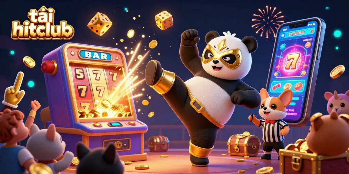 Experience thrilling moments while playing and tải hitclub at this dynamic 3D casino scene featuring vibrant animations and exciting game elements.